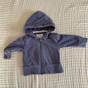 Mini Mioche Purple Blue Infant Hoodie 0-3 mos.